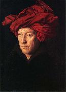 Jan Van Eyck Self-portrait oil painting reproduction
